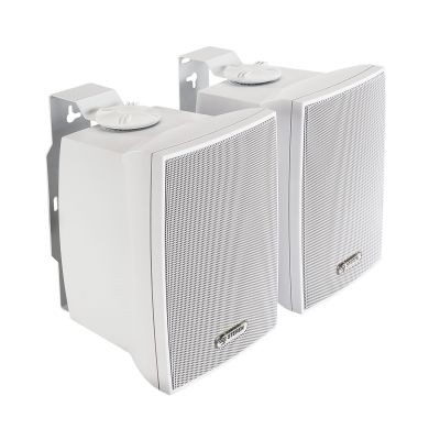 Juego de 2 bocinas de 2 vías 300 W PMPO c/u, para exterior