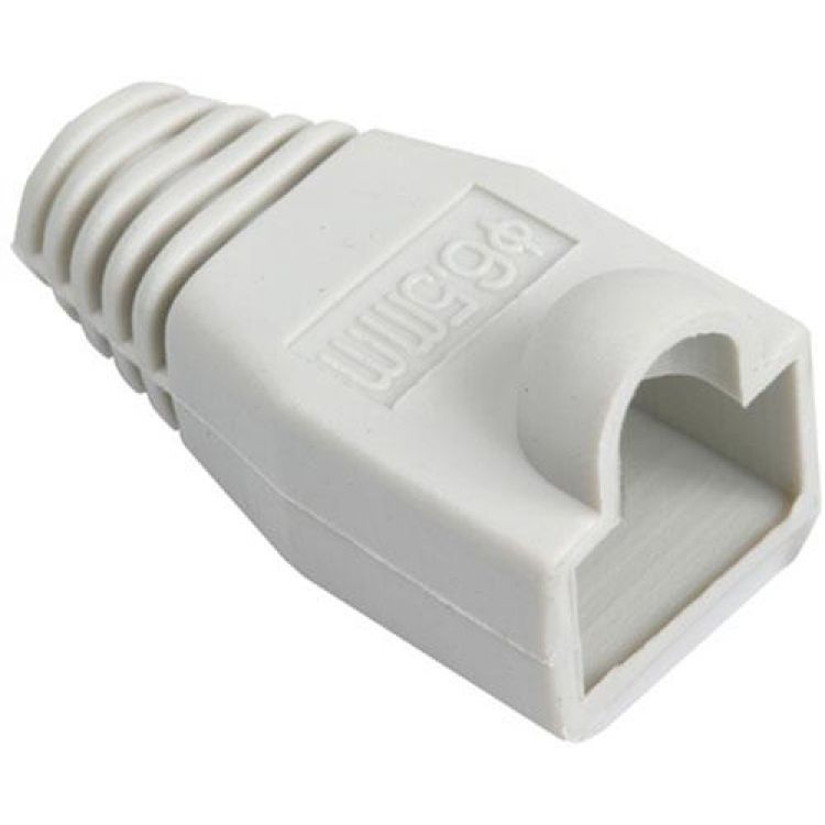 Protector Terminal Rj45 Protector RJ45 gris para redes CAT 5E - Cableado estruc