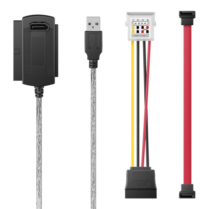 Cable SATA A USB - Adaptador De Disco Rígido USB 3.0 A SATA III De 2,5" - Conversor Externo Para Disco Duro O SSD Para Transferencia De Datos (USB3S2SAT3CB