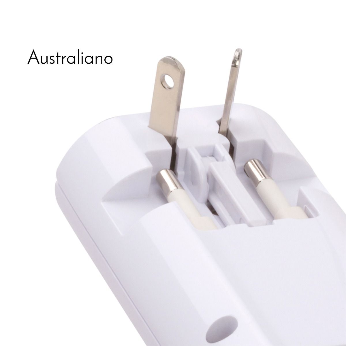 Adaptador universal de contactos, con cargador USB para viaje