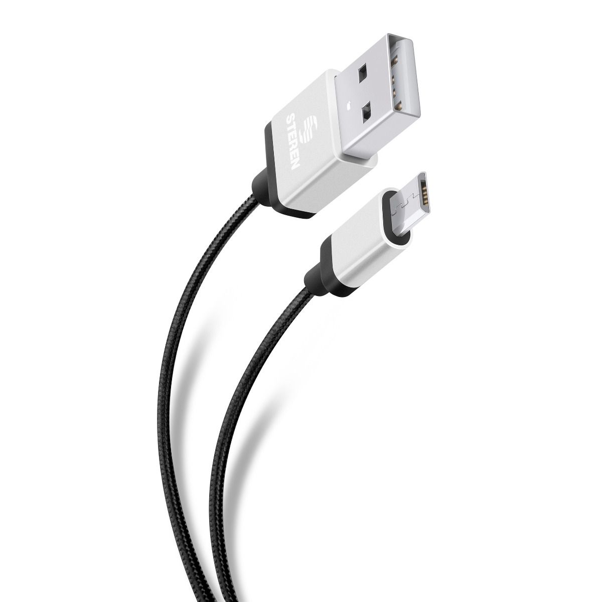 Cable USB a micro USB tipo cordón de 1 m