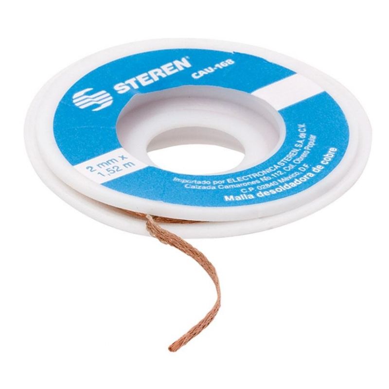 Malla desoldadora de cobre de 2 mm x 1,5 m