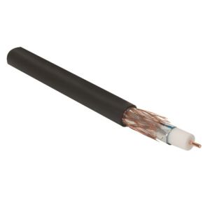 Cable coaxial RG11, 60% malla de cobre estañado