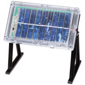 Panel solar de 3 Vcc con gabinete y base