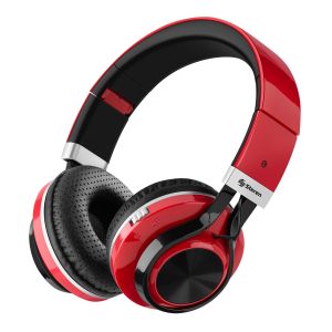 Audífonos Bluetooth Xtreme con reproductor MP3 color rojo