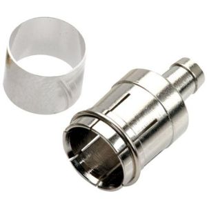 Conector macho tipo "F" para cable RG59, de presión