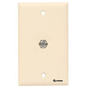 Placa de pared con hembra tipo F de 75 Ohms