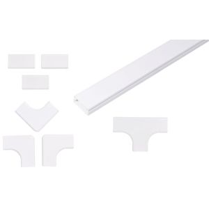 Kit de canaletas autoadheribles y accesorios para unión