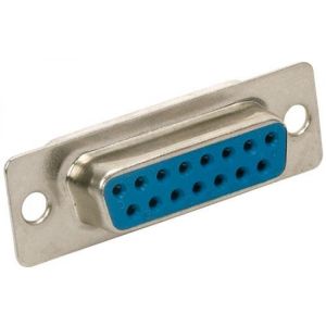 Jack DB15 para soldar, sin cubierta
