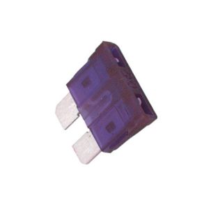 Fusible automotriz de 32 Vcc 3 A, violeta