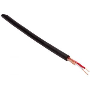 Cable tipo micrófono, 65% malla de cobre estañado, 22 AWG