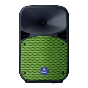 Bocina amplificada de 8" 1,100 W PMPO Bluetooth con batería recargable