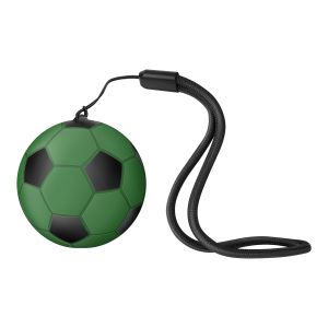 Mini bocina Bluetooth* con forma de balón color verde
