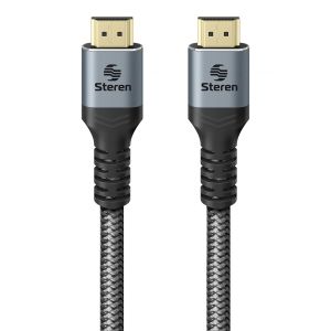 Cable HDMI* 4K con filtros de ferrita y cable tipo cordón, de 15 m
