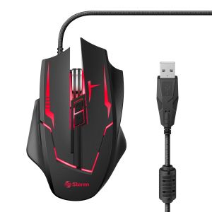 Mouse USB para Gamers 1200 / 2400 / 3200 DPI