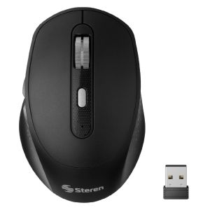 Mouse Bluetooth*/ RF, multidispositivo con batería recargable 800 / 1200 / 1600 DPI