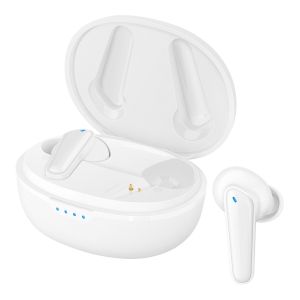 Audífonos Bluetooth* Touch True Wireless con Active Noise Cancelling y Enviromental Noise Cancelling color blanco