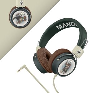 Audífonos con cable tipo cordón, plegables Star Wars™ modelo Mandalorian