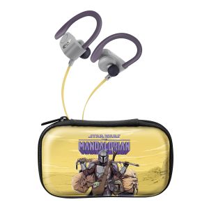 Audífonos Bluetooth Sport Free con cable plano Star Wars™ modelo Mandalorian