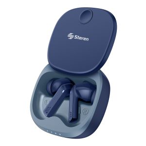 Audífonos Bluetooth* Touch True Wireless con Enviromental Noise Cancelling color azul
