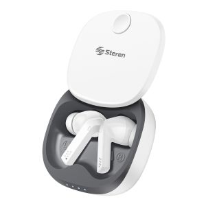 Audífonos Bluetooth* Touch True Wireless con Enviromental Noise Cancelling color blanco