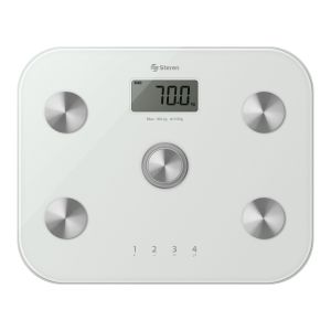 Báscula digital cinética con análisis corporal, hasta 180 kg