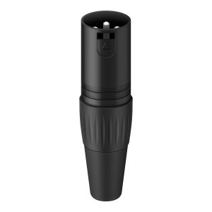 Plug Cannon metálico con glándula de protección
