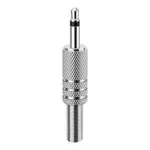 Plug 3,5 mm monoaural, metálico