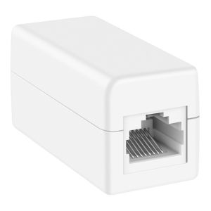 Cople cruzado (crossover) jack a jack RJ45 de 8 contactos CAT 5e, tipo Keystone