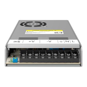 Fuente conmutada de 3 canales, 360 W de potencia con salida de 12 Vcc y capacidad de 30 A