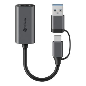 Capturadora de video HDMI a USB / USB C