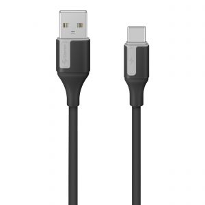 Cable USB a USB C de 2 m 65 W, color negro