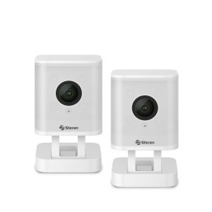 2 mini cámaras de seguridad Wi-Fi 6, 4 Mpx fijas, doble banda
