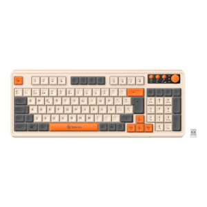 Teclado inalámbrico vintage con batería recargable