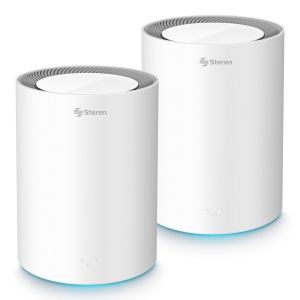 Sistema Smart Wi-Fi* 7 MESH doble BE3600, 2,4 GHz y 5 GHz, hasta 90 m² de alcance por módulo