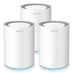 Sistema Smart Wi-Fi* 7 MESH triple BE3600, 2,4 GHz y 5 GHz, hasta 90 m² de alcance por módulo