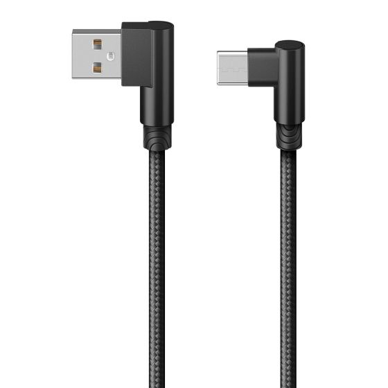 UGREEN Cable Usb C 90 Grados 2m, 18W Carga Rápida Gris - GRUPO BASARI